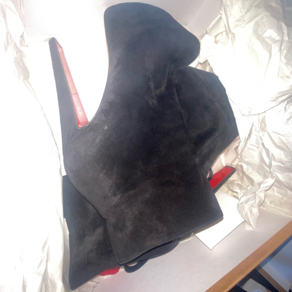 Christian Louboutin Black Fierce 160 Veau Velours